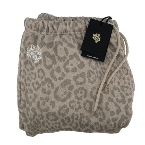Darc Sport Wolves Forever Clay Leopard Lounger Sweatpants Mens Size Large New - Picture 1 of 11